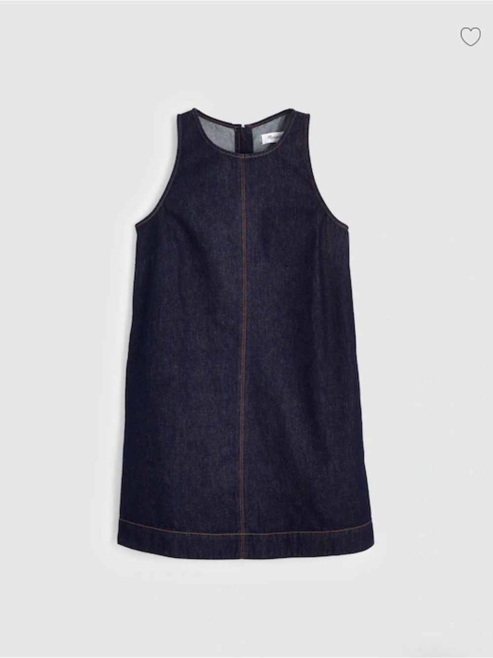 Madewell Sleeveless Denim Shift Mini Dress - Picture 5 of 12